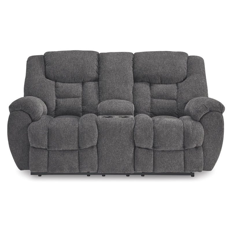 Signature Design by Ashley Foreside Reclining Fabric Loveseat with Console 3810494C IMAGE 3