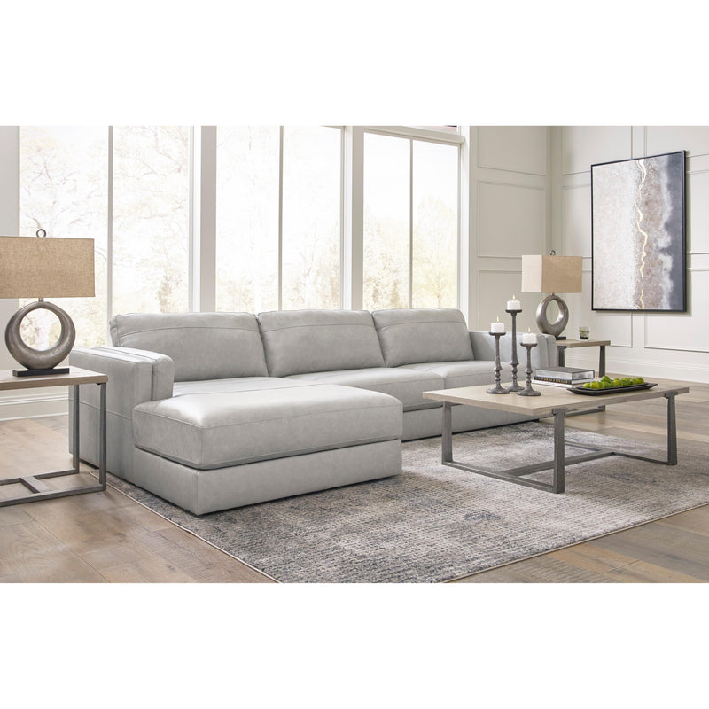 Signature Design by Ashley Amiata Leather Match 2 pc Sectional 5740416C/5740467C IMAGE 7