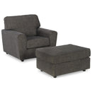 Signature Design by Ashley Cascilla 26804U5 Chair and Ottoman IMAGE 1