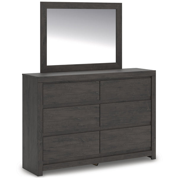 Signature Design by Ashley Fraluna 6-Drawer Dresser with Mirror PCB3370-31/PCB3370-36 IMAGE 1