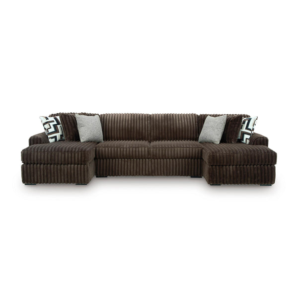  Signature Design by Ashley Midnight-Madness 98104S5 3 pc Sectional with Chaise IMAGE 1
