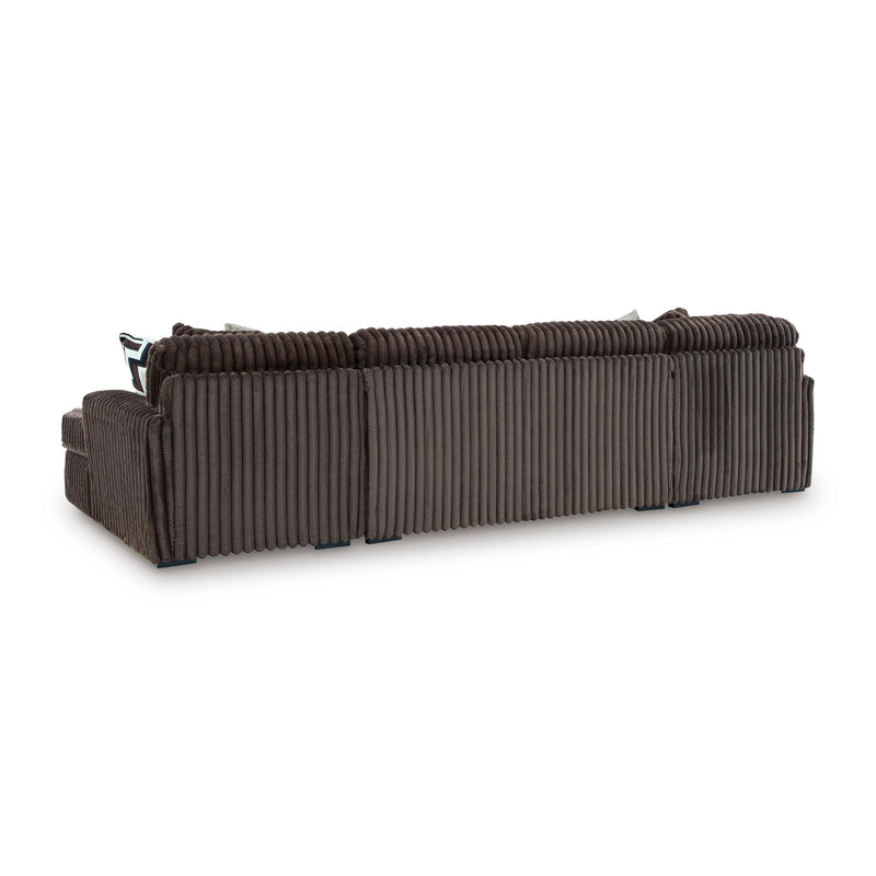  Signature Design by Ashley Midnight-Madness 98104S5 3 pc Sectional with Chaise IMAGE 2