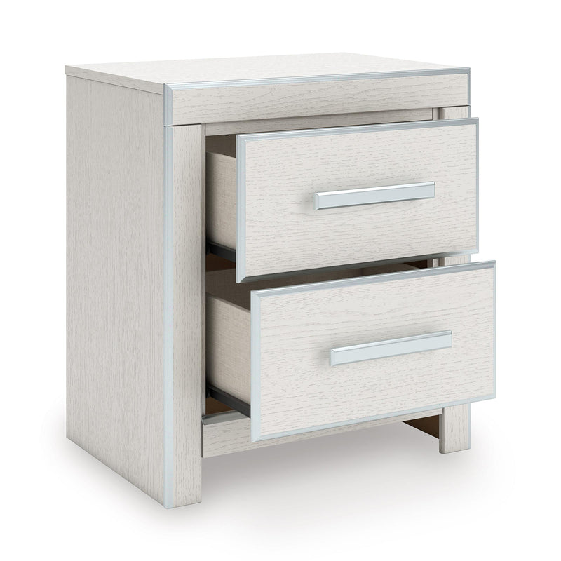 Signature Design by Ashley Zuraleus PCB3381-92 Two Drawer Night Stand IMAGE 2
