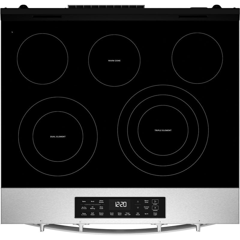 Whirlpool 30-inch Slide-In Electric Range with Wi-Fi YWSES5030SZ IMAGE 6